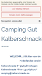 Mobile Screenshot of camping-kalberschnacke.de