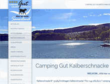 Tablet Screenshot of camping-kalberschnacke.de